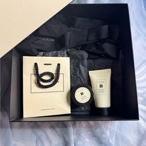 Jo Malone Mini Peony & Blush Suede Cream + English Pear Wash + Box + Bag